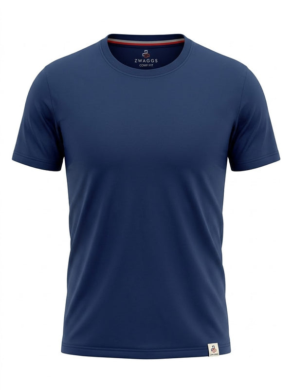COMFI FIT Regular Black iris Men T- Shirt