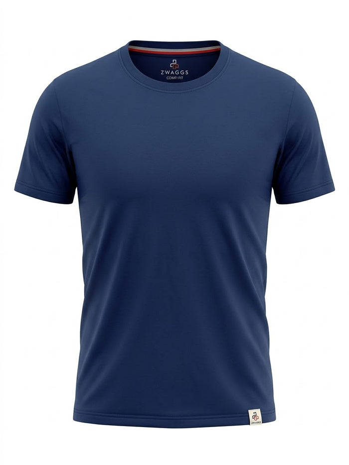 COMFI FIT Regular Black iris Men T- Shirt