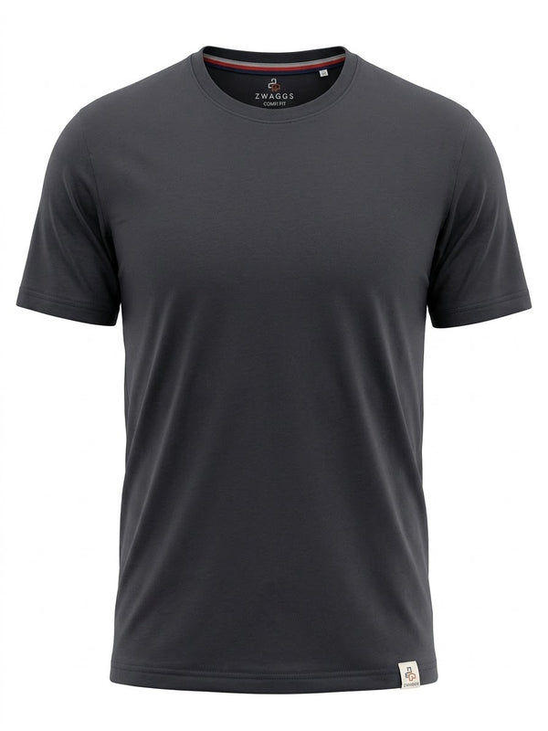COMFI FIT RegularBlack Men T- Shirt