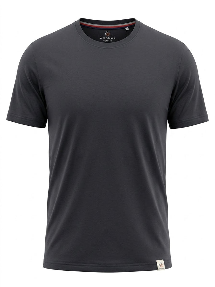 COMFI FIT RegularBlack Men T- Shirt